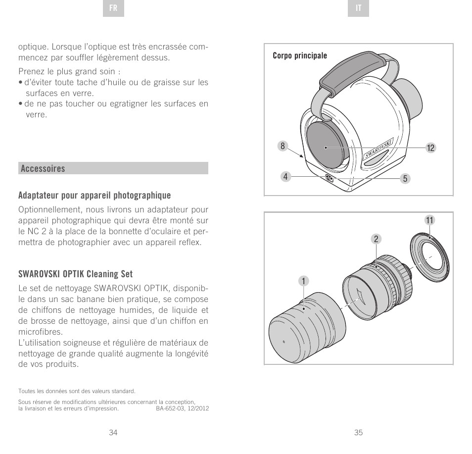 Swarovski Optik NC	2 User Manual | Page 18 / 61