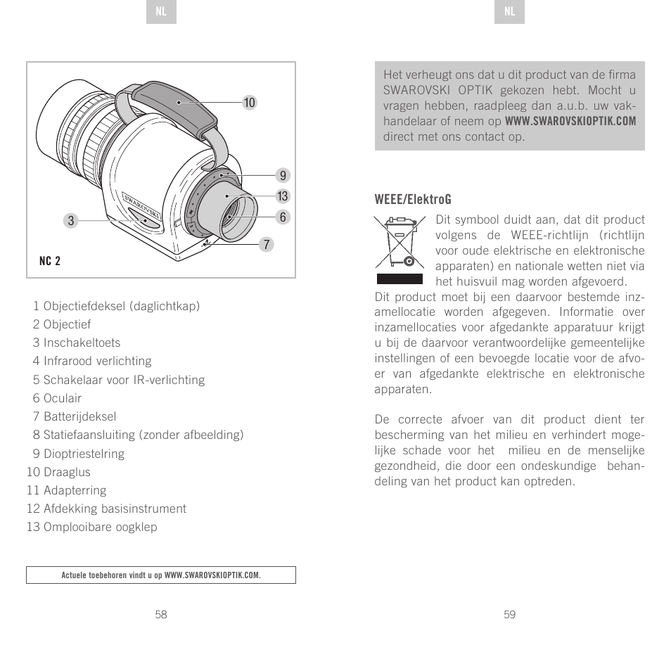 Swarovski Optik NC	2 User Manual | Page 30 / 61