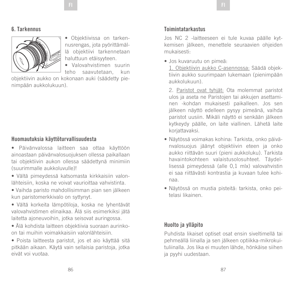 Swarovski Optik NC	2 User Manual | Page 44 / 61