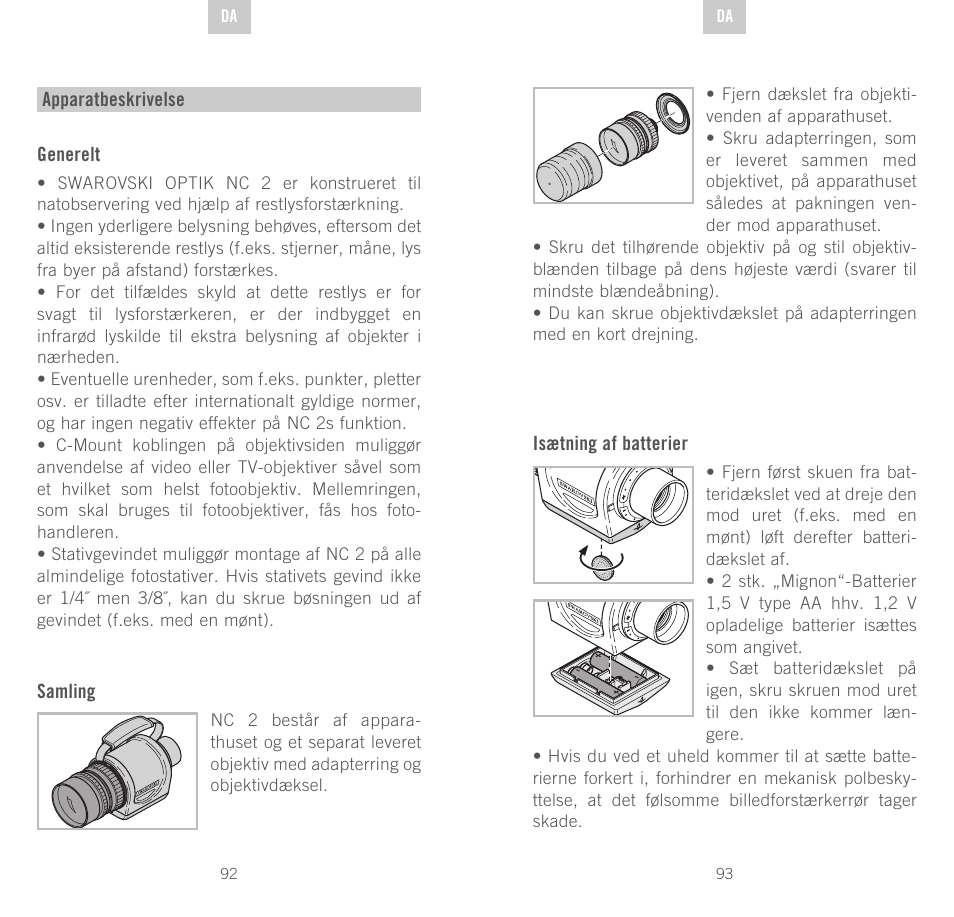 Swarovski Optik NC	2 User Manual | Page 47 / 61
