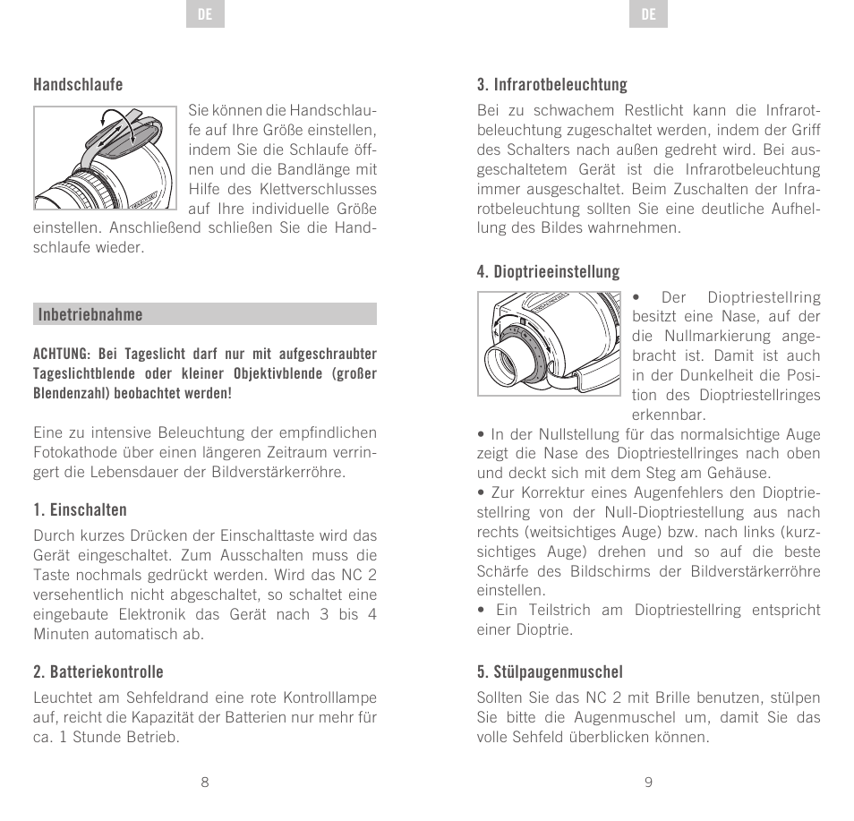 Swarovski Optik NC	2 User Manual | Page 5 / 61
