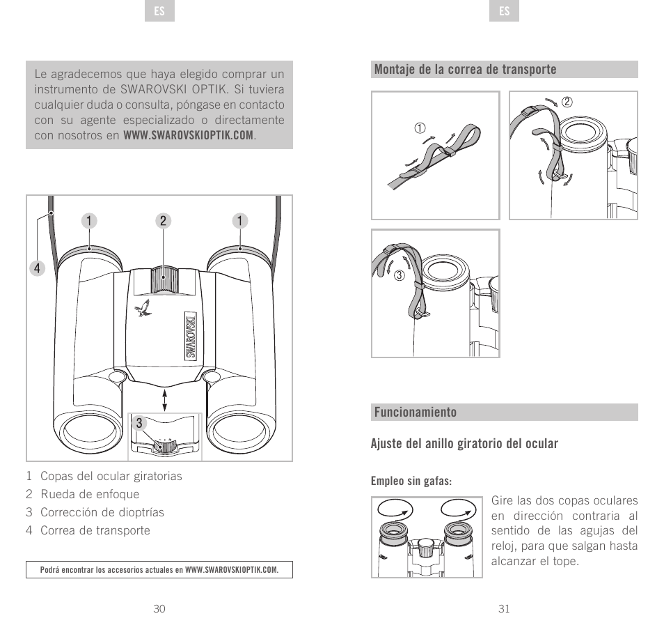 Swarovski Optik CL Pocket User Manual | Page 16 / 41