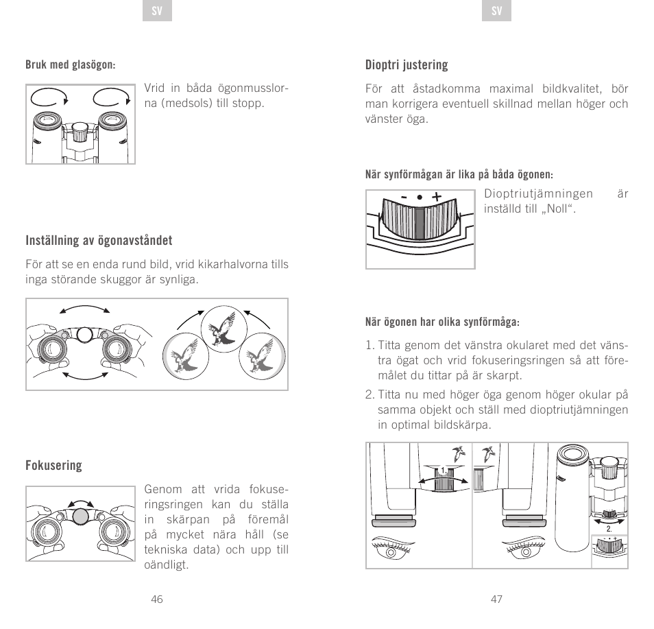 Swarovski Optik CL Pocket User Manual | Page 24 / 41