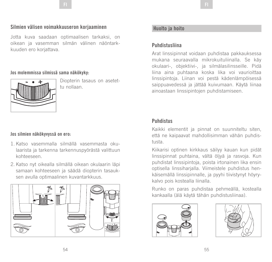 Swarovski Optik CL Pocket User Manual | Page 28 / 41