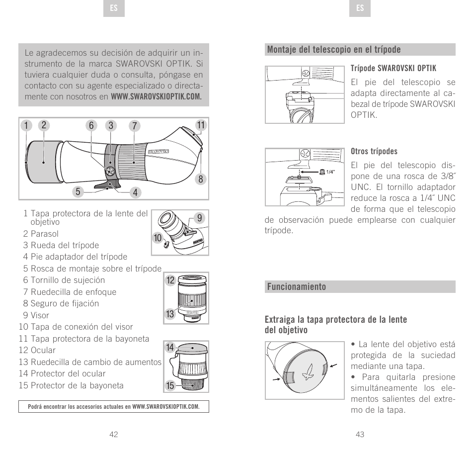 Swarovski Optik STS User Manual | Page 22 / 57