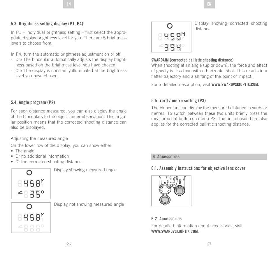 Swarovski Optik EL Range User Manual | Page 14 / 87