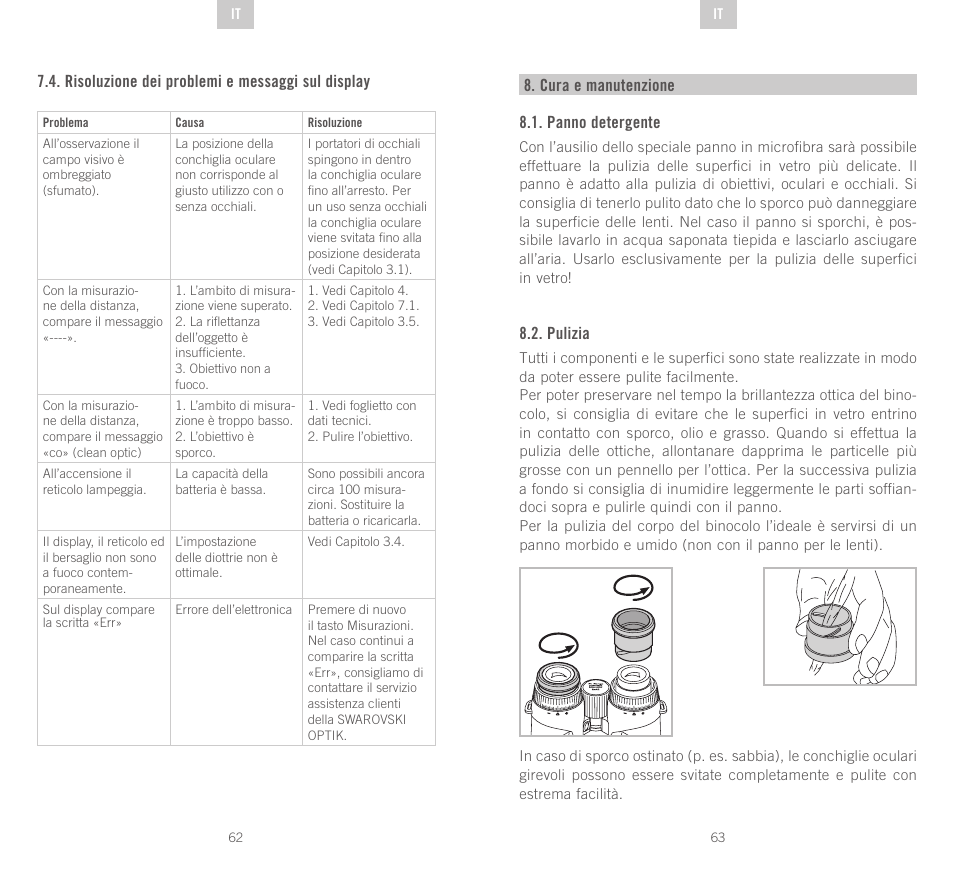 Swarovski Optik EL Range User Manual | Page 32 / 87