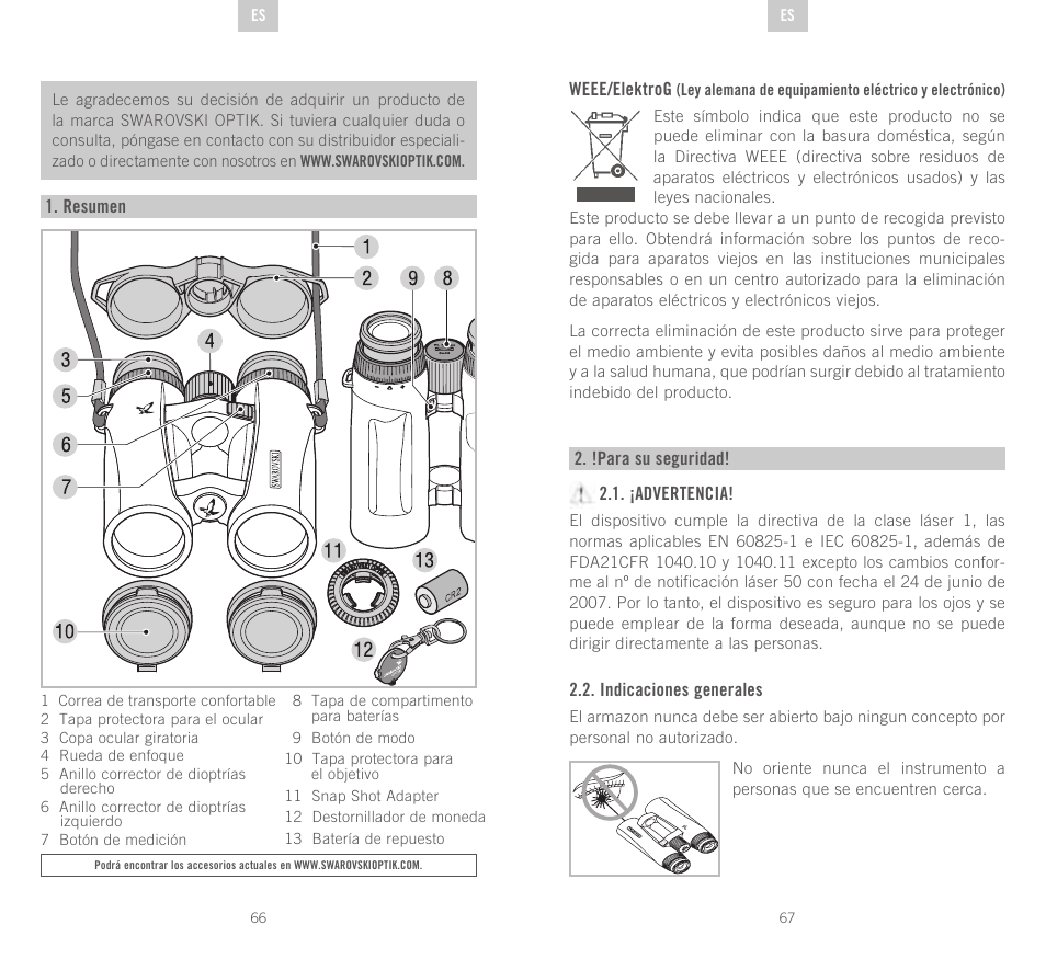 Swarovski Optik EL Range User Manual | Page 34 / 87