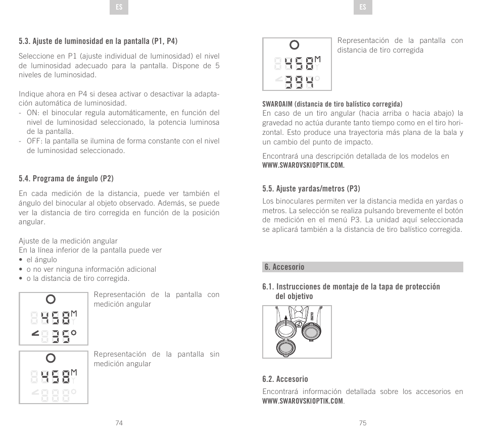 Swarovski Optik EL Range User Manual | Page 38 / 87