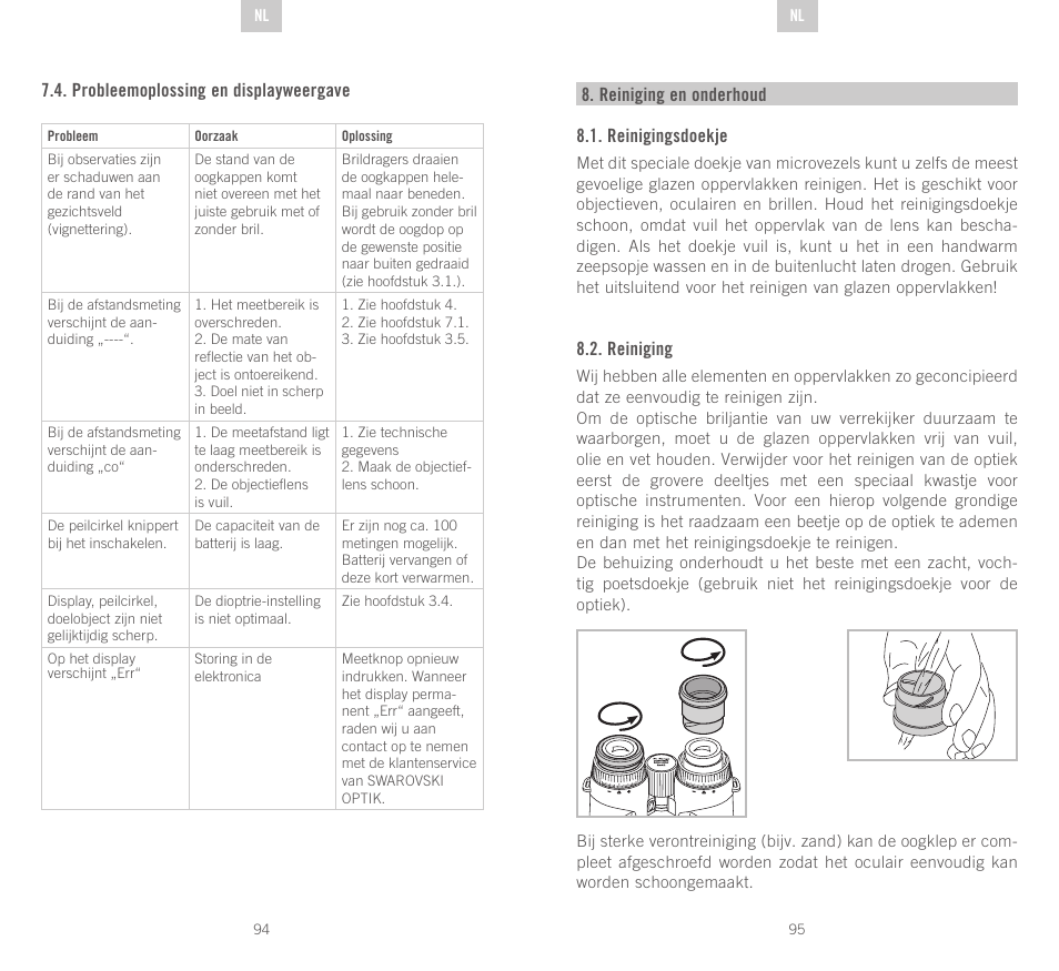 Swarovski Optik EL Range User Manual | Page 48 / 87