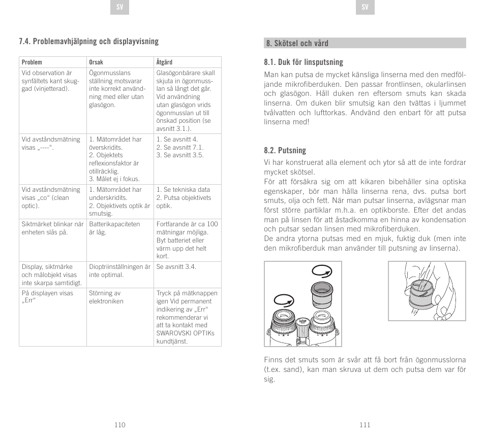 Swarovski Optik EL Range User Manual | Page 56 / 87