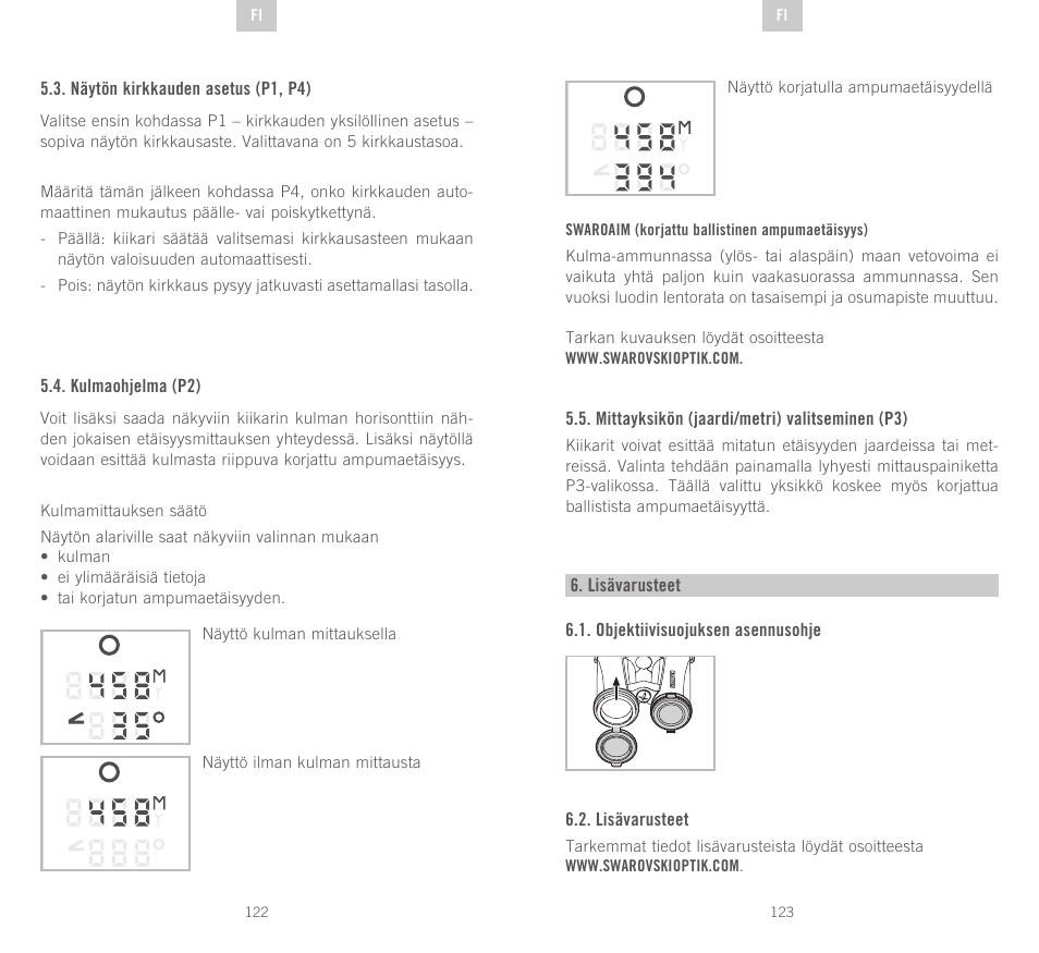 Swarovski Optik EL Range User Manual | Page 62 / 87