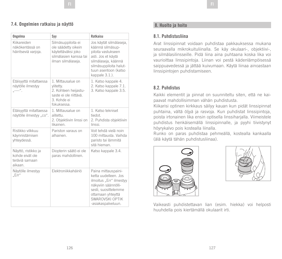 Swarovski Optik EL Range User Manual | Page 64 / 87