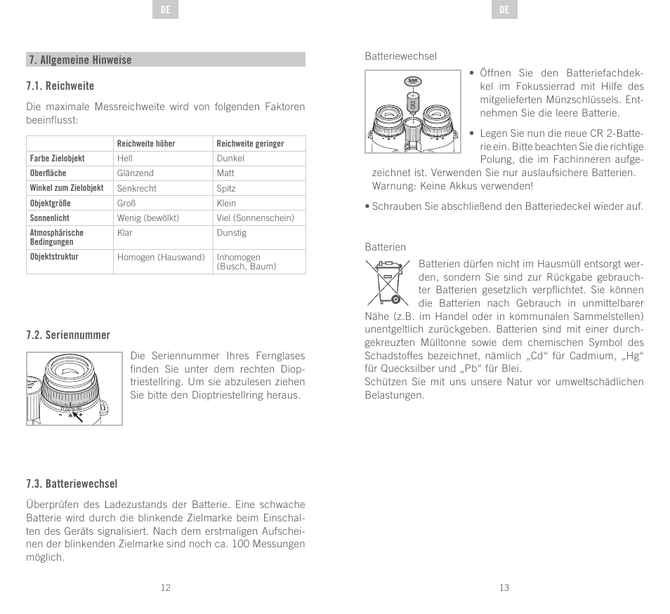 Swarovski Optik EL Range User Manual | Page 7 / 87