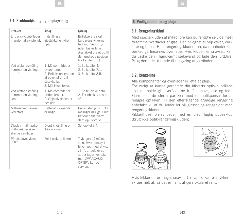 Swarovski Optik EL Range User Manual | Page 72 / 87