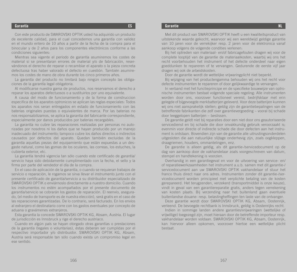 Swarovski Optik EL Range User Manual | Page 84 / 87