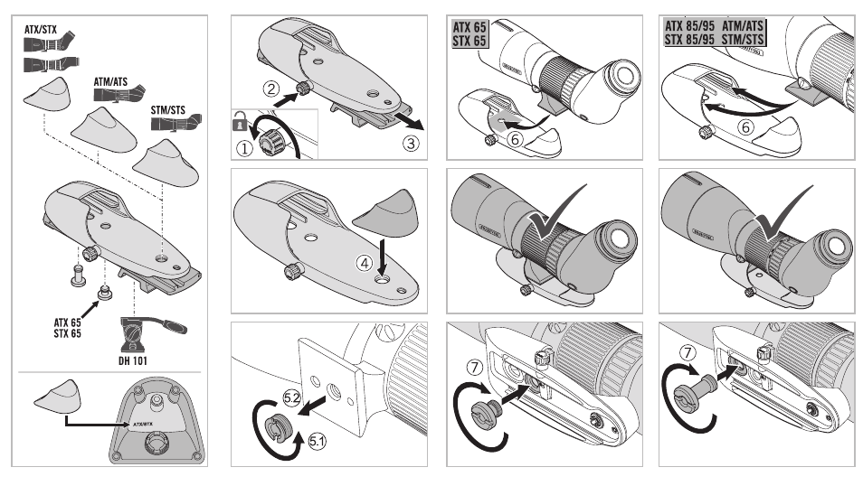 Swarovski Optik SSR II spotting scope rail for ATX_STX_ATS_STS_ATM_STM User Manual | Page 2 / 2