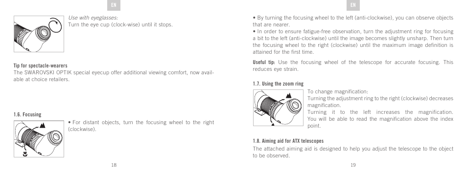 Swarovski Optik STX User Manual | Page 10 / 61