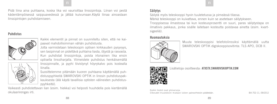 Swarovski Optik STX User Manual | Page 45 / 61