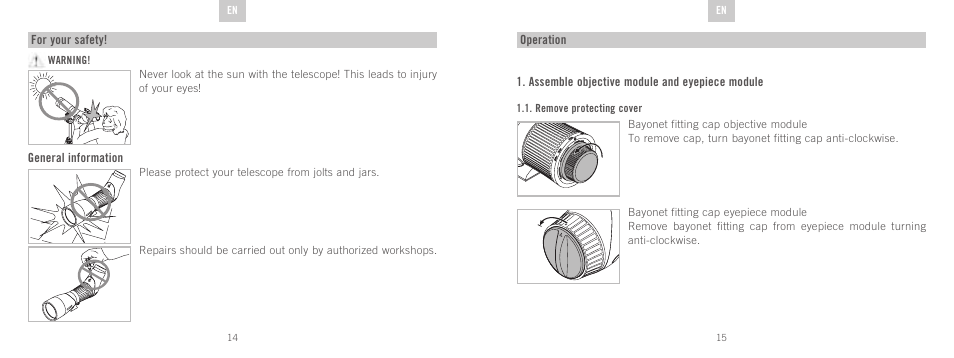 Swarovski Optik STX User Manual | Page 8 / 61