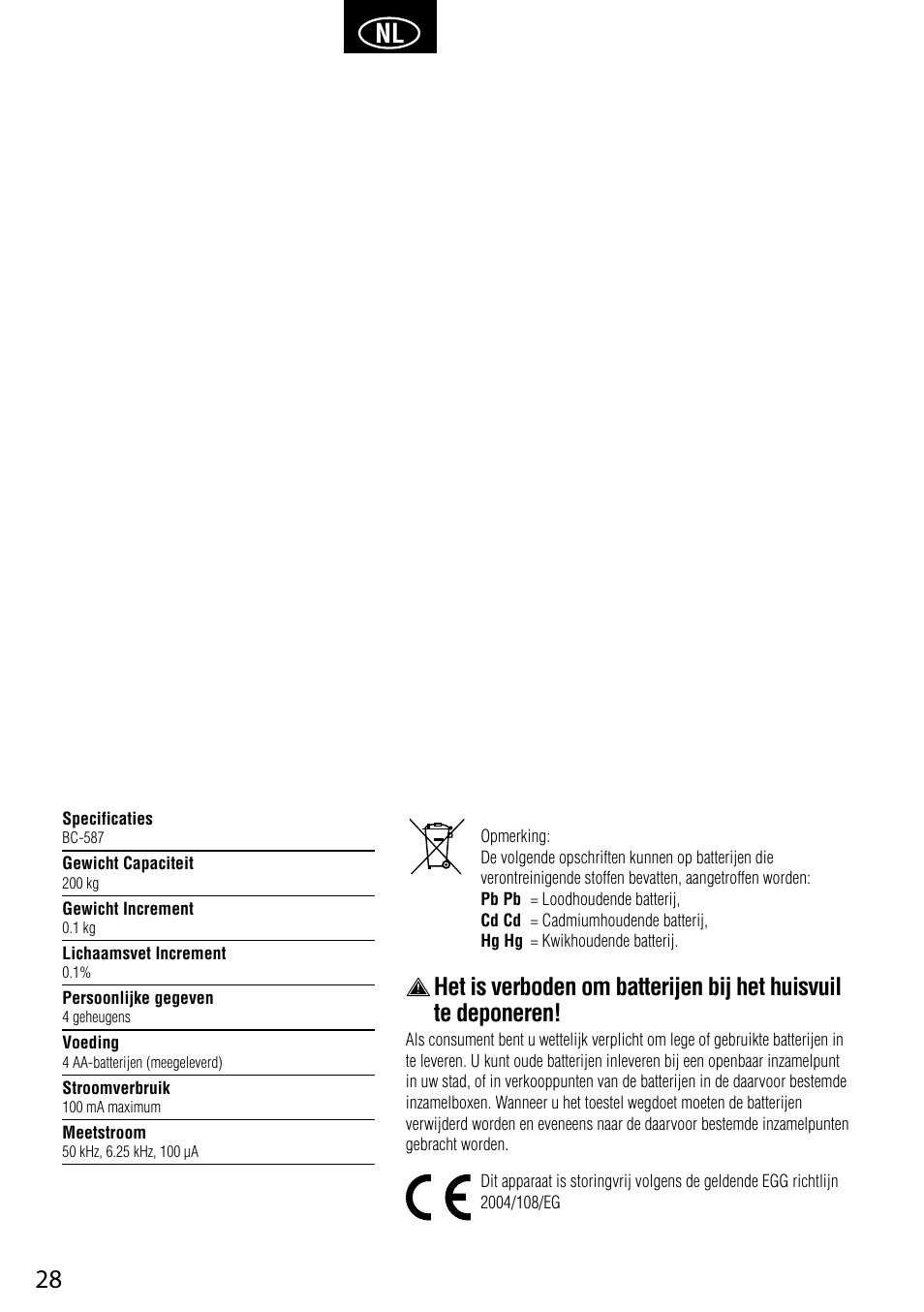 Tanita BC-587 User Manual | Page 30 / 52