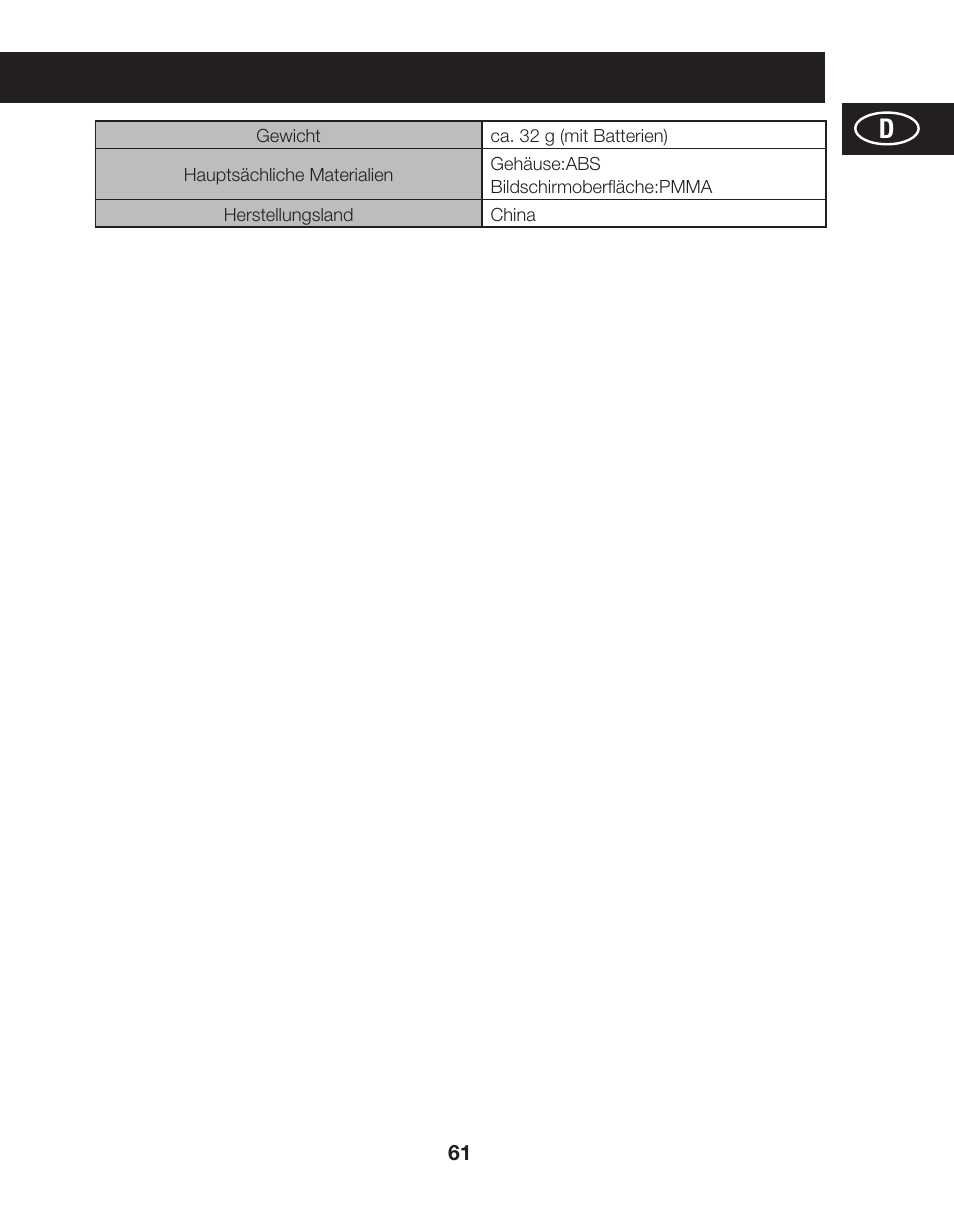 Tanita AM-120E User Manual | Page 61 / 216