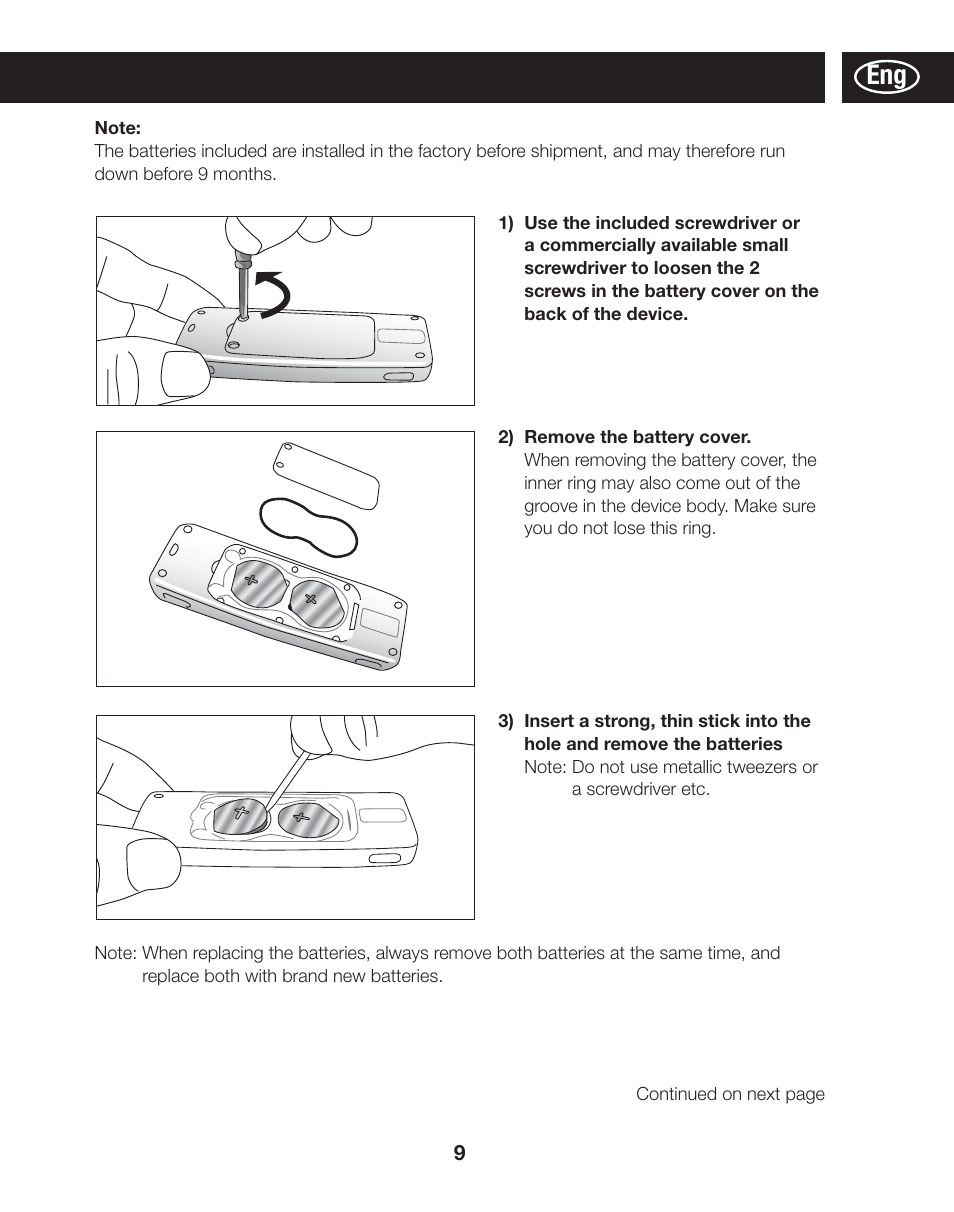 Tanita AM-120E User Manual | Page 9 / 216