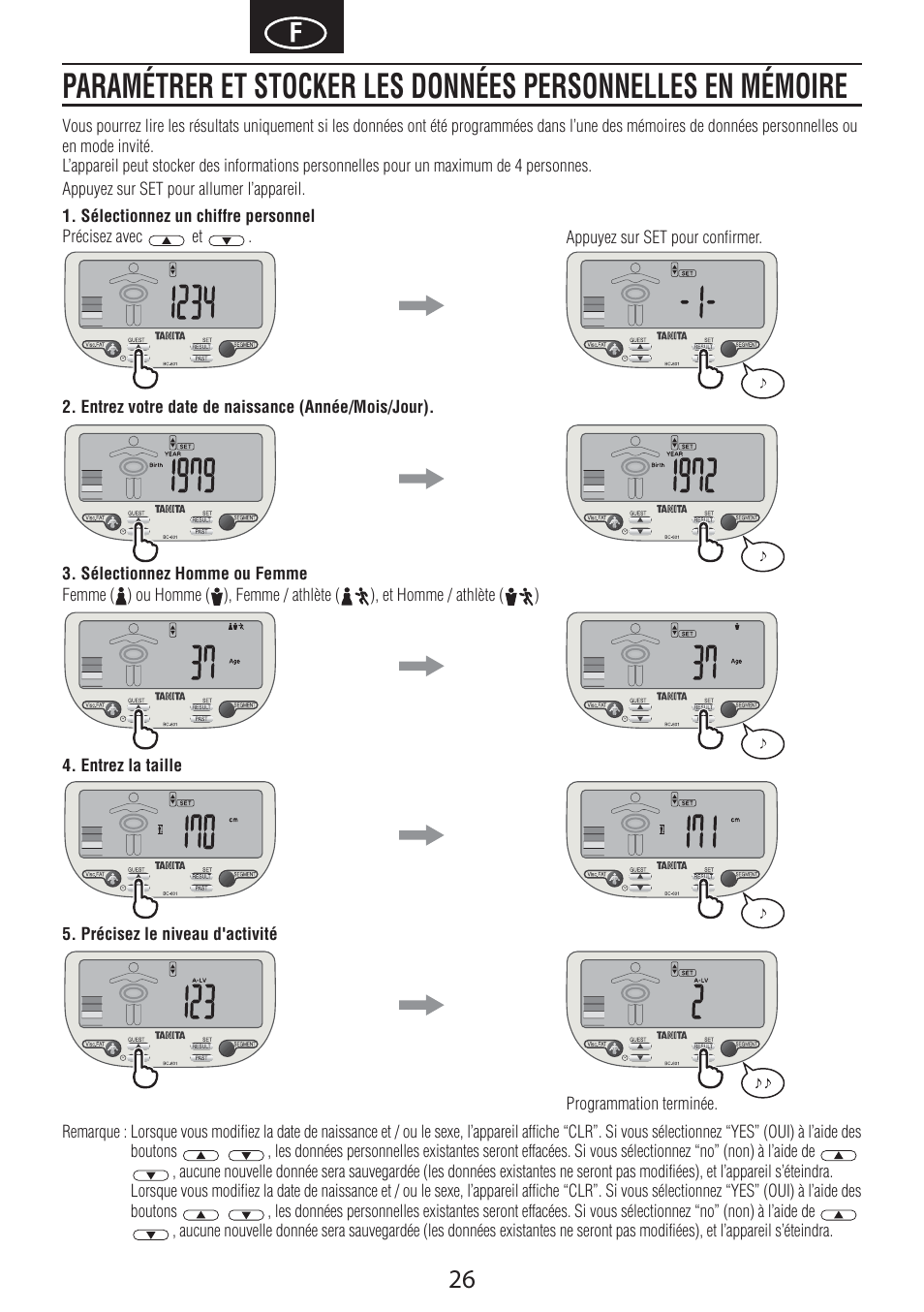 Tanita BC-601 User Manual | Page 28 / 80