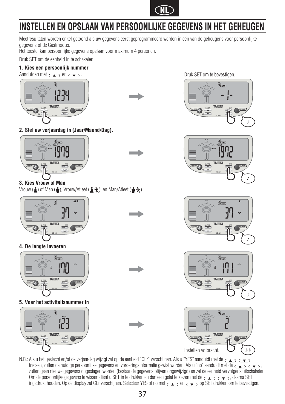 Tanita BC-601 User Manual | Page 39 / 80