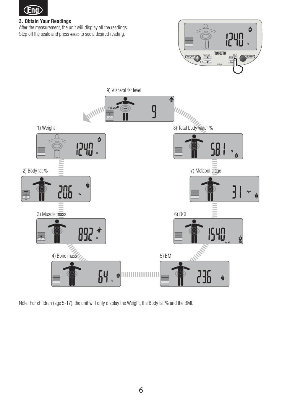 Tanita BC-601 User Manual | Page 8 / 80