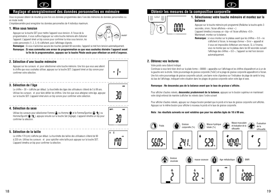 Tanita BC-351 User Manual | Page 11 / 27