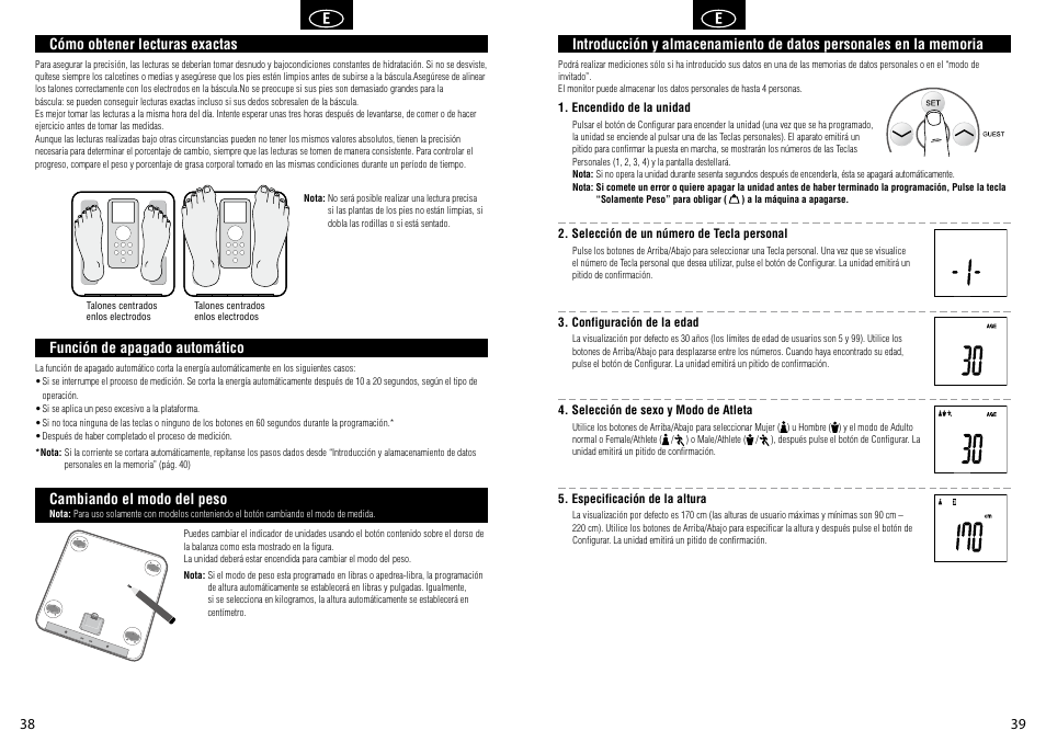 Tanita BC-351 User Manual | Page 21 / 27