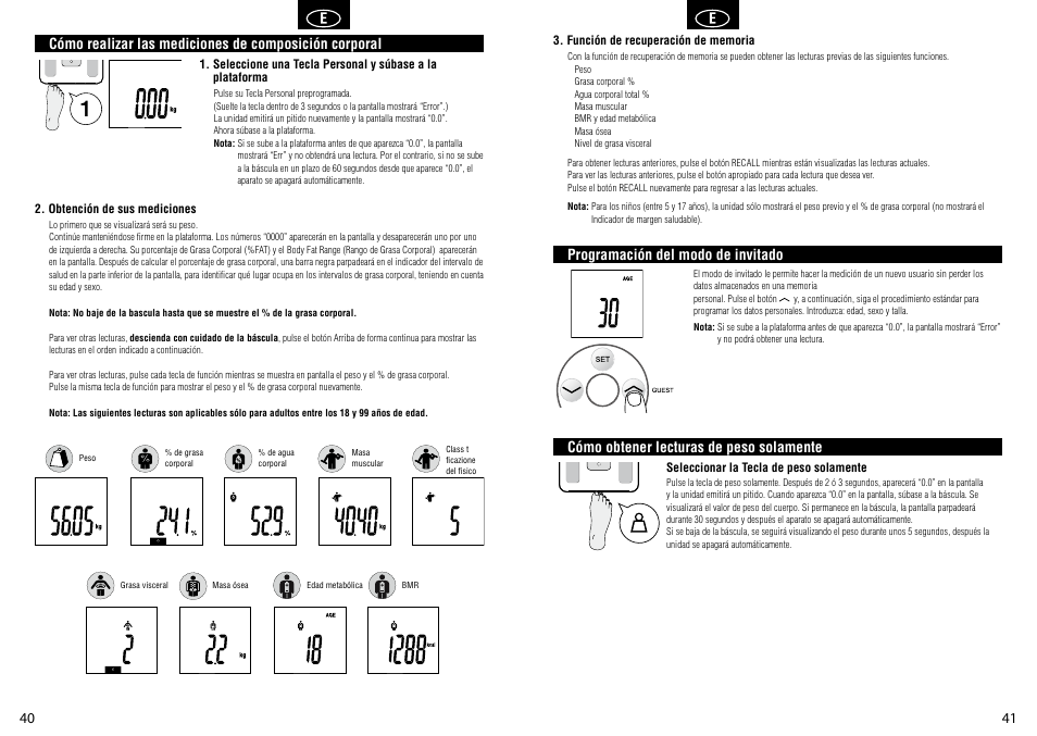 Tanita BC-351 User Manual | Page 22 / 27