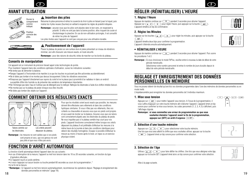 Tanita BC-582 User Manual | Page 11 / 31