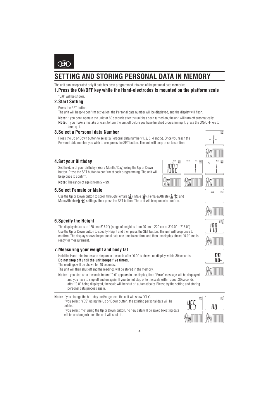 Tanita BC-545N User Manual | Page 6 / 84