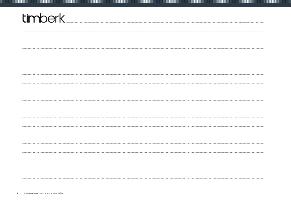 TIMBERK THU UL 04 User Manual | Page 18 / 20