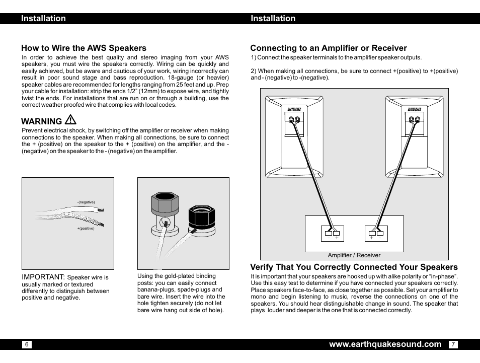 Earthquake Sound Всепогодная User Manual | Page 4 / 6