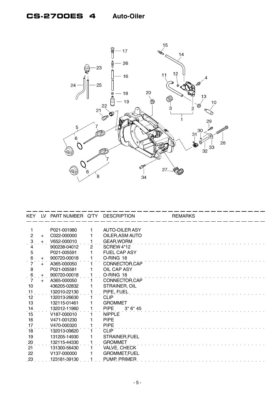 Echo CS-2700ES User Manual | Page 6 / 17