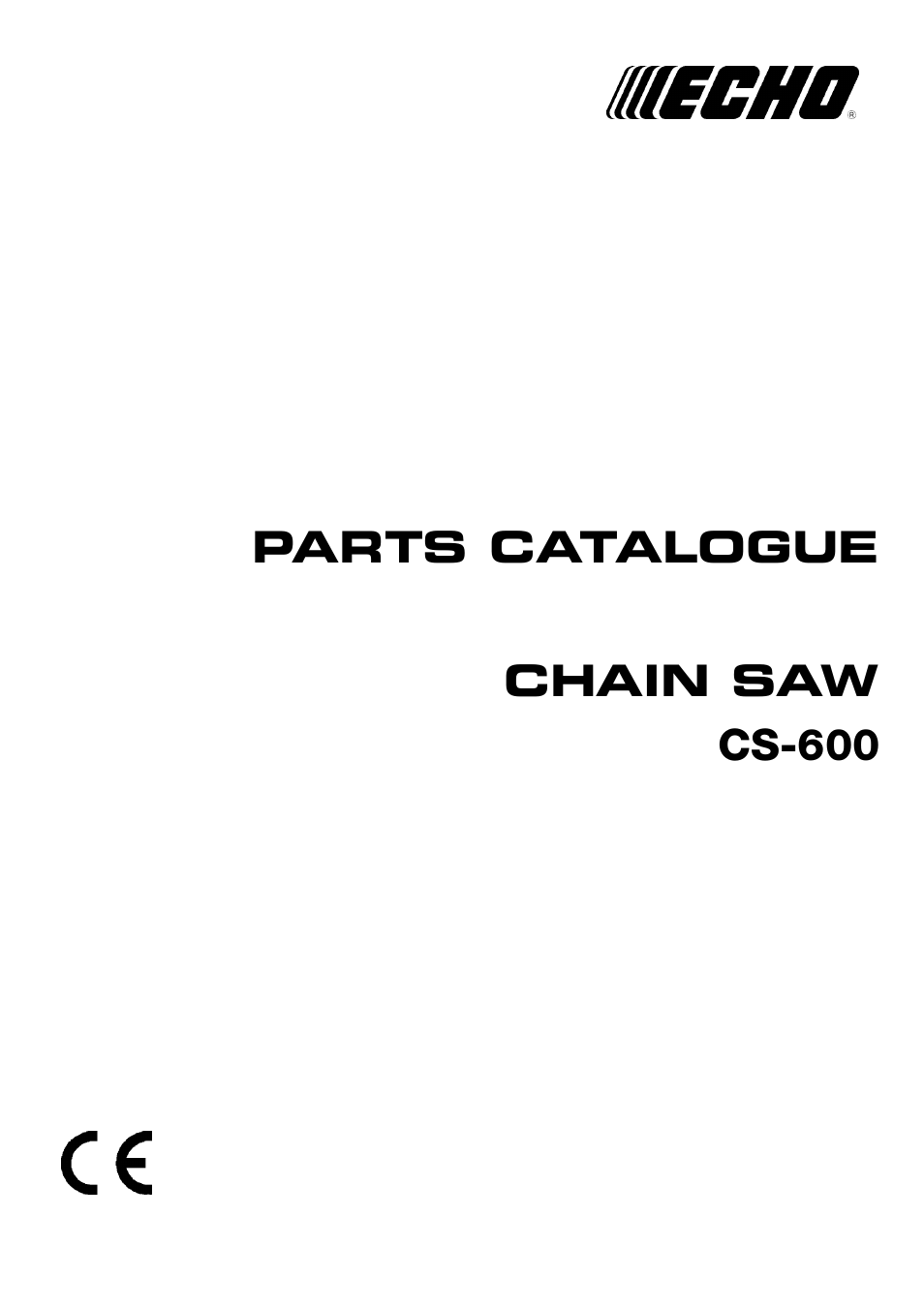 Echo CS-600 User Manual | 16 pages