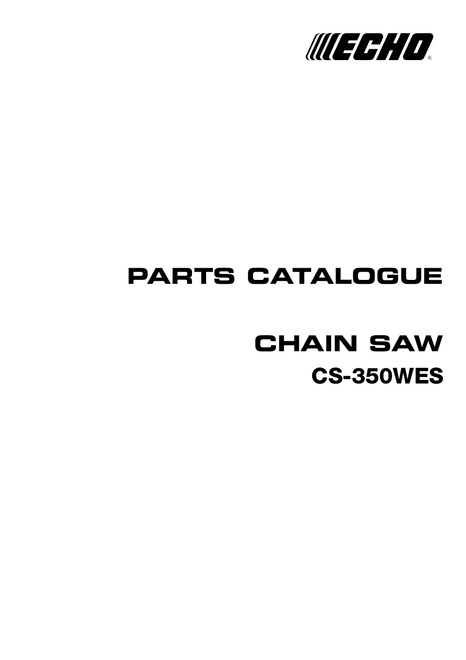 Echo CS-350WES User Manual | 18 pages