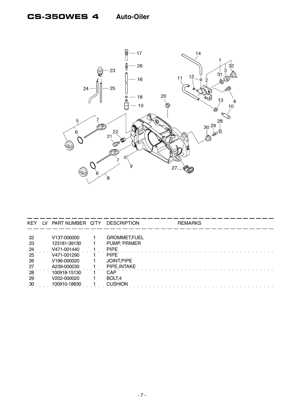 Cs-350wes 4 auto-oiler | Echo CS-350WES User Manual | Page 8 / 18