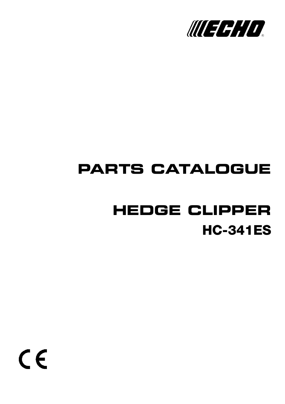 Echo HC-341ES User Manual | 16 pages