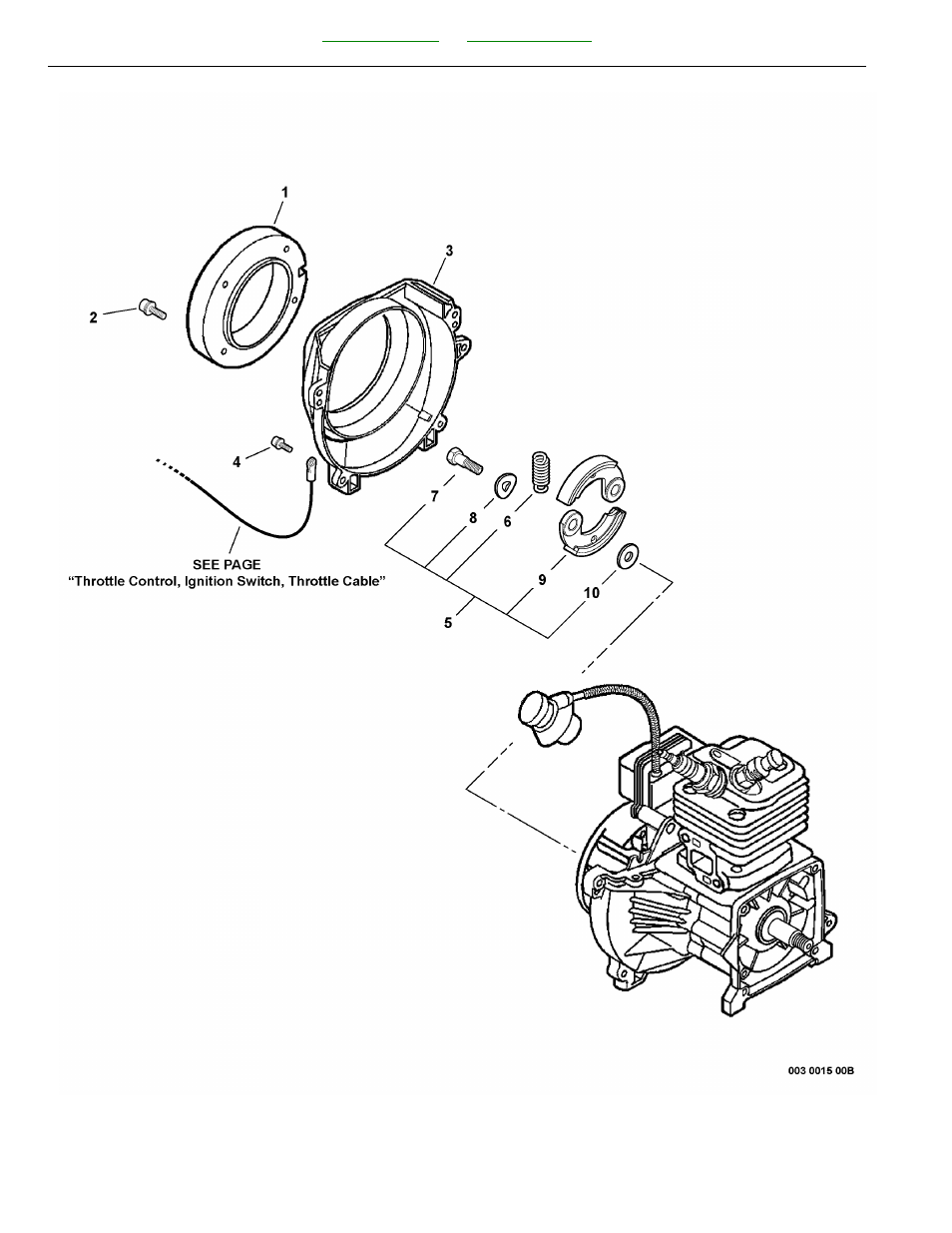 Fan cover, clutch | Echo EA-410 User Manual | Page 12 / 34