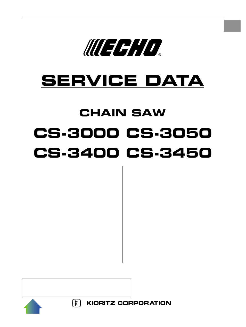Echo CS-3050 User Manual | 8 pages