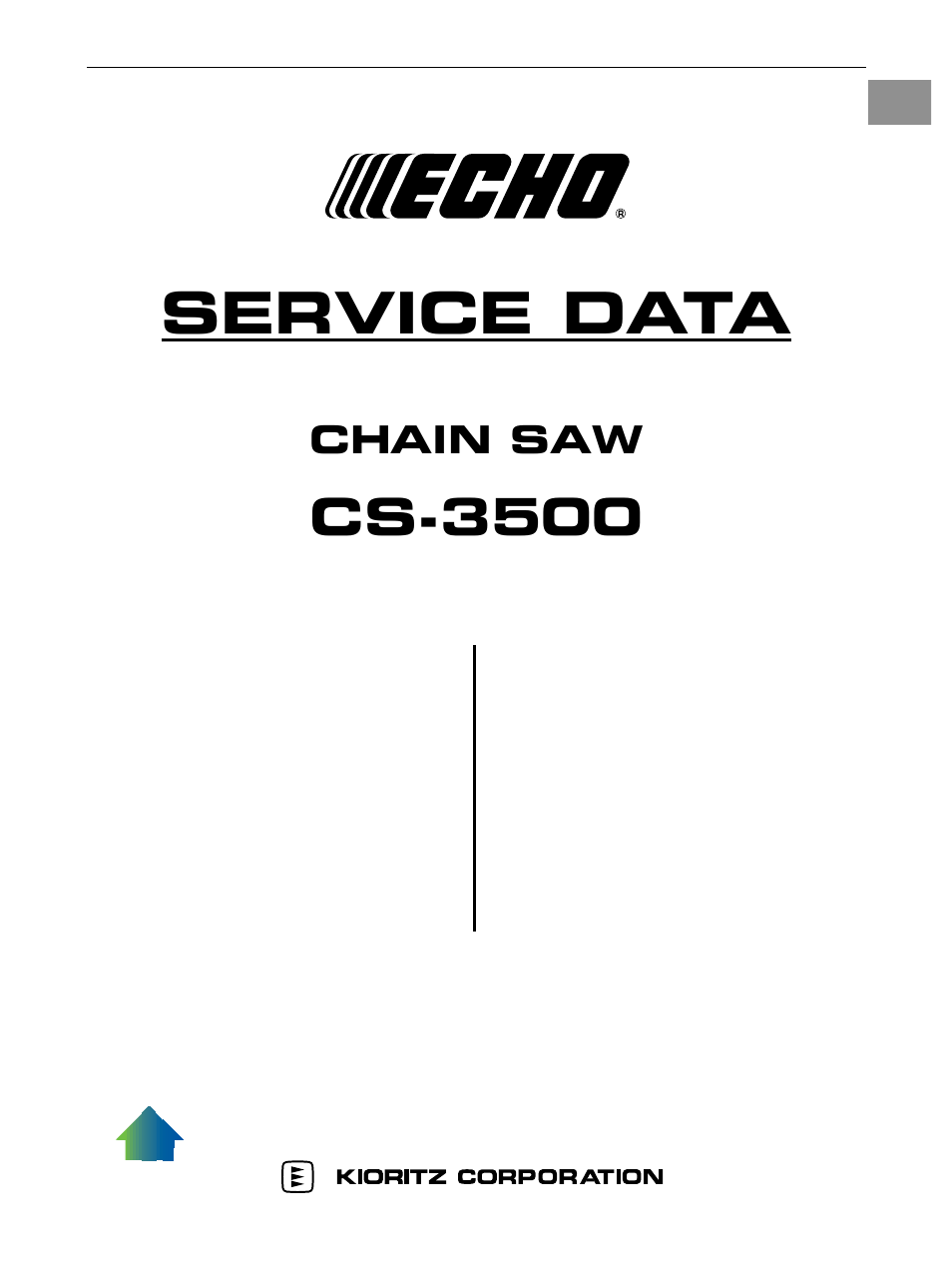 Echo CS-3500 User Manual | 7 pages