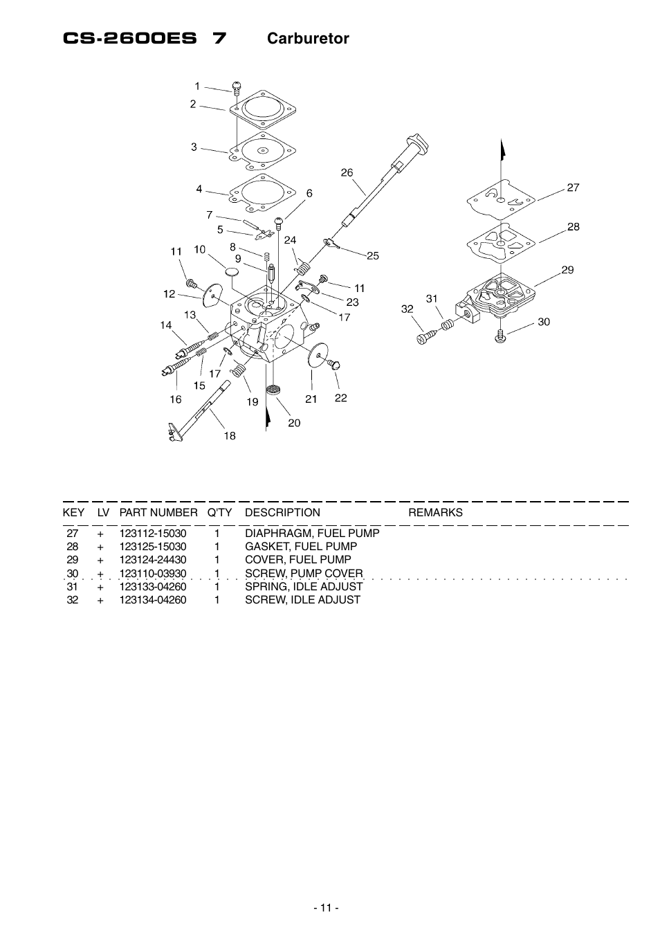 Echo CS-2600ES User Manual | Page 12 / 16