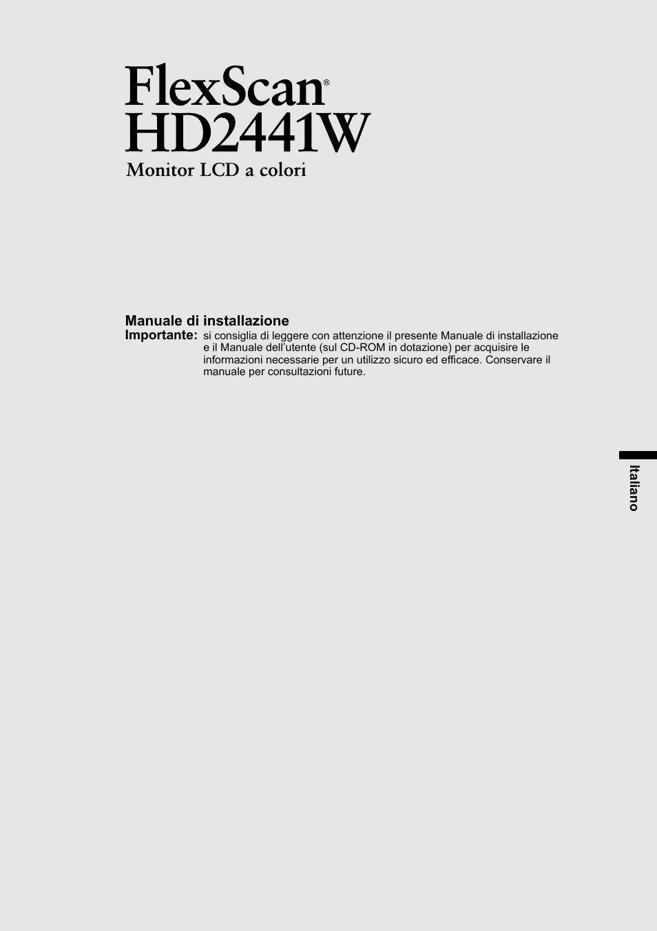 Eizo FlexScan HD2441W User Manual | Page 67 / 148