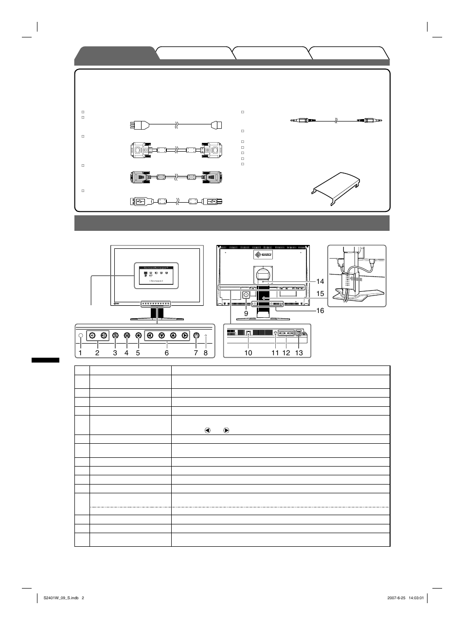 Reglage och funktioner, Svenska | Eizo FlexScan S2401W User Manual | Page 44 / 76