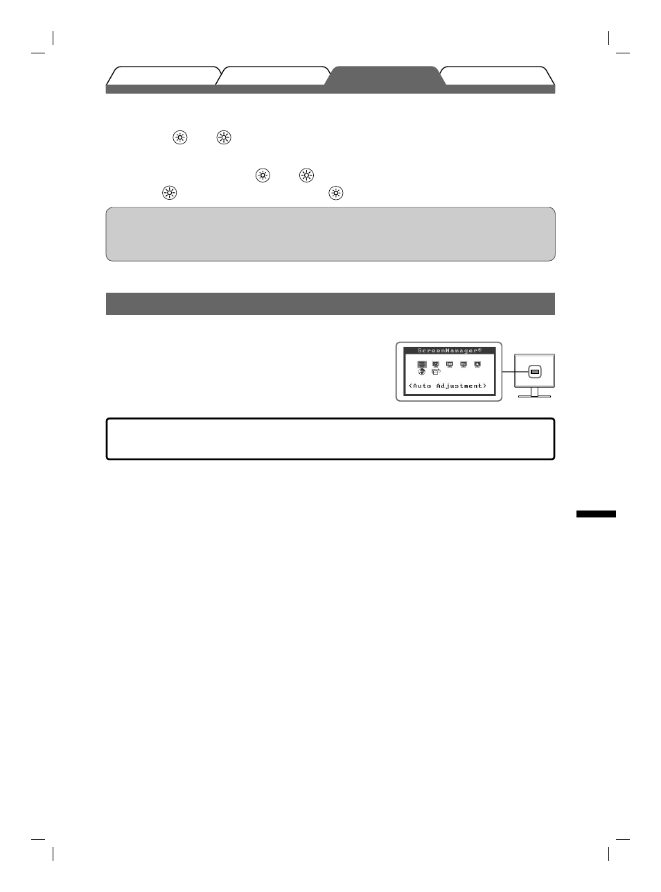 Att genomföra avancerade inställningar/justeringar | Eizo FlexScan S1731 User Manual | Page 49 / 76