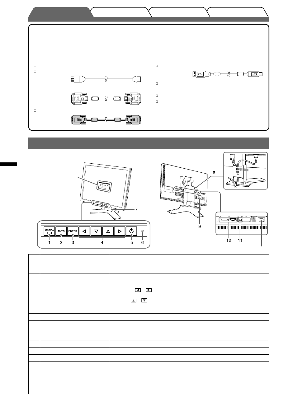 Controles y funciones, Español | Eizo FlexScan S2000 User Manual | Page 22 / 60